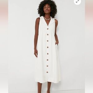 EUC Tuckernuck White Jules Dress, Sz M (8-10)